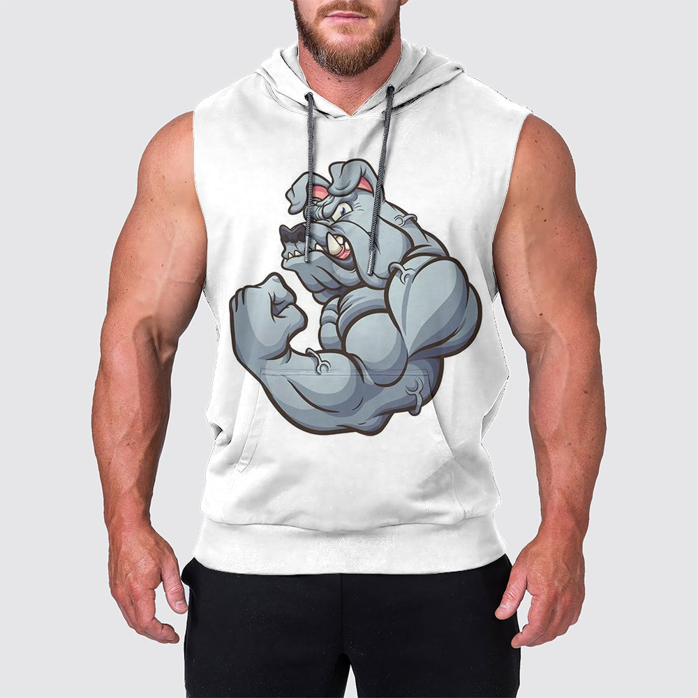 Ultimate Gym Sleeveless Hoodie for Men: Stay Cool and Comfy During Intense Workouts- AA00724