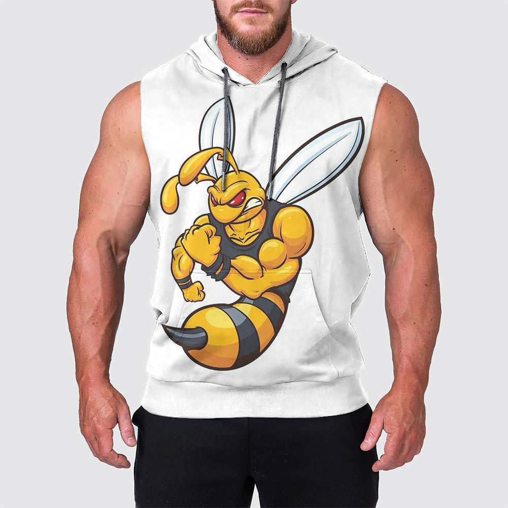 Ultimate Gym Sleeveless Hoodie for Men: Stay Cool and Comfy During Intense Workouts- AA00725