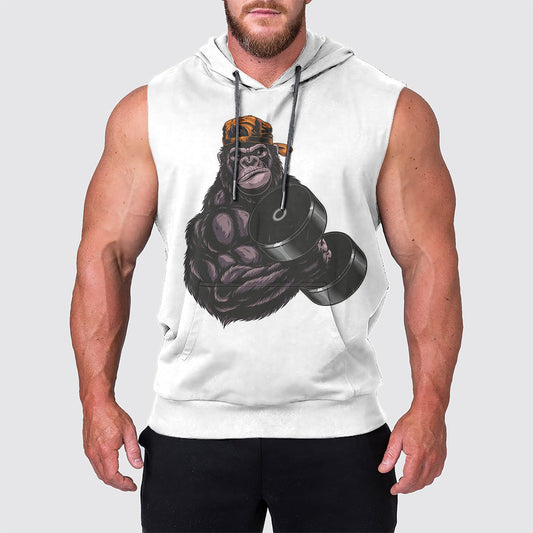 Ultimate Gym Sleeveless Hoodie for Men: Stay Cool and Comfy During Intense Workouts- AA00730