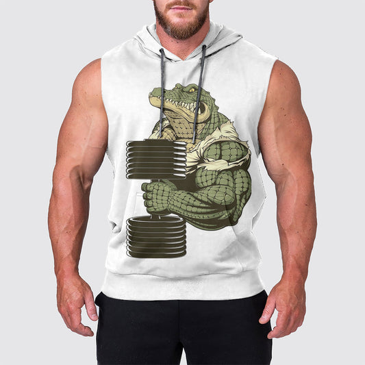 Ultimate Gym Sleeveless Hoodie for Men: Stay Cool and Comfy During Intense Workouts- AA00733