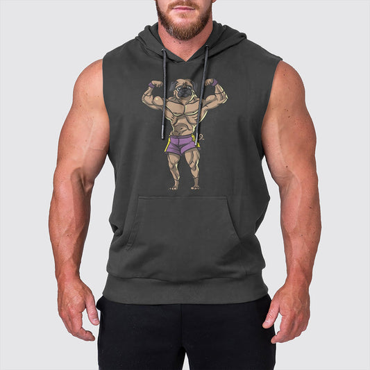 Ultimate Gym Sleeveless Hoodie for Men: Stay Cool and Comfy During Intense Workouts- AA00734