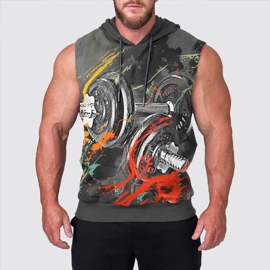 Ultimate Gym Sleeveless Hoodie for Men: Stay Cool and Comfy During Intense Workouts- AA00780