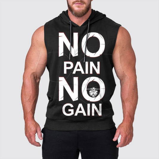 Ultimate Gym Sleeveless Hoodie for Men: Stay Cool and Comfy During Intense Workouts- AA00804