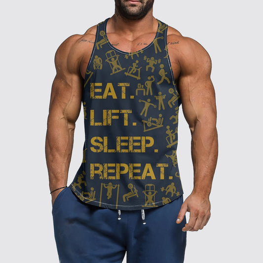 Ultimate Gym Tank Top for Men: Stay Cool and Comfy During Intense Workouts- AA00824