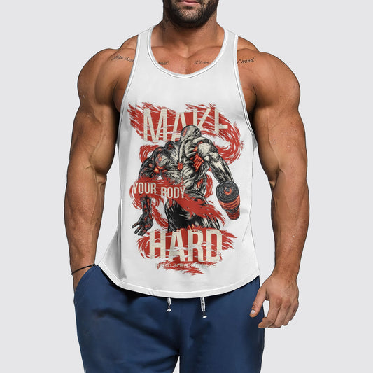 Ultimate Gym Tank Top for Men: Stay Cool and Comfy During Intense Workouts- AA00826