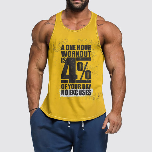 Ultimate Gym Tank Top for Men: Stay Cool and Comfy During Intense Workouts- AA00834