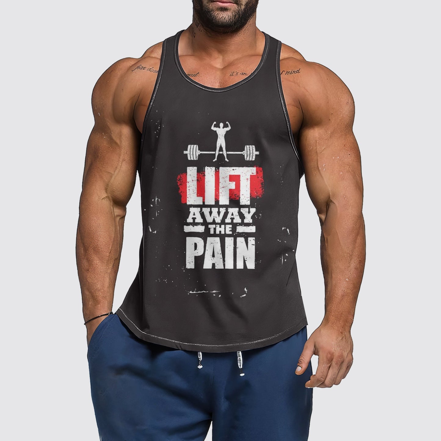 Ultimate Gym Tank Top for Men: Stay Cool and Comfy During Intense Workouts- AA00838