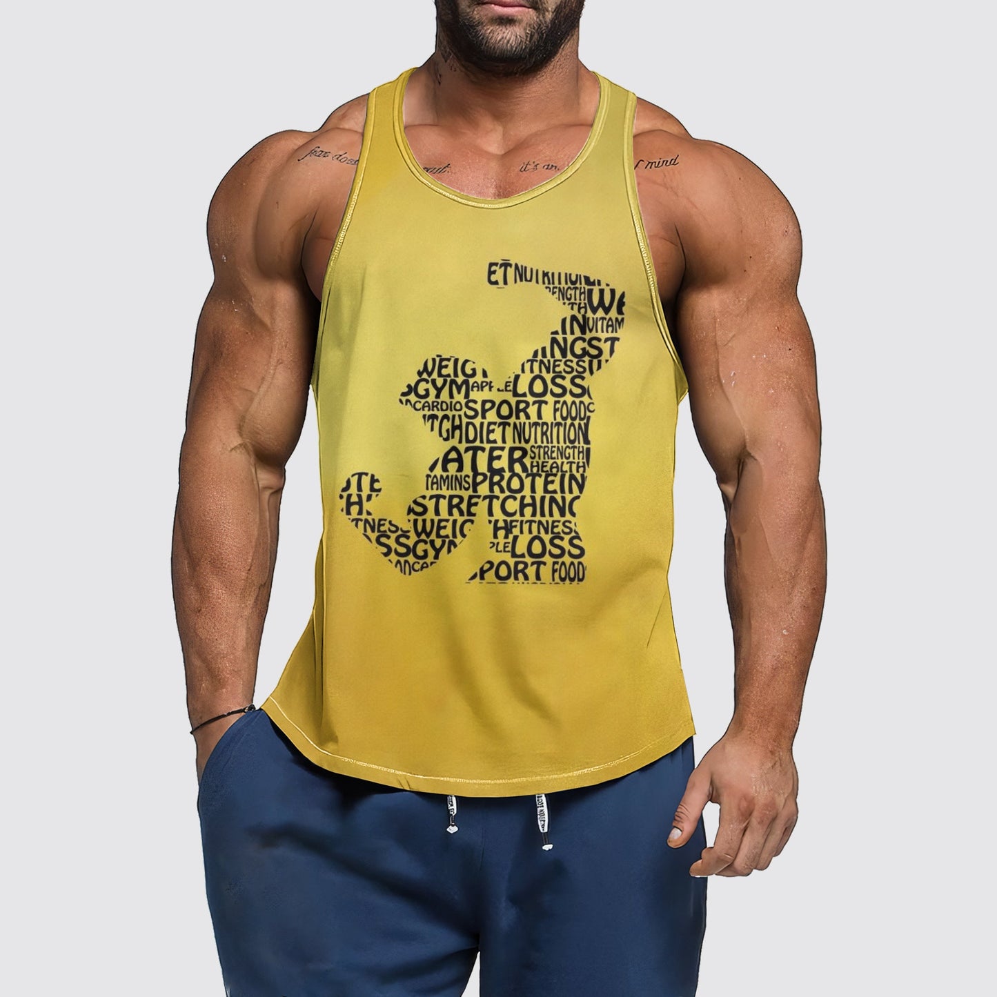 Ultimate Gym Tank Top for Men: Stay Cool and Comfy During Intense Workouts- AA00863