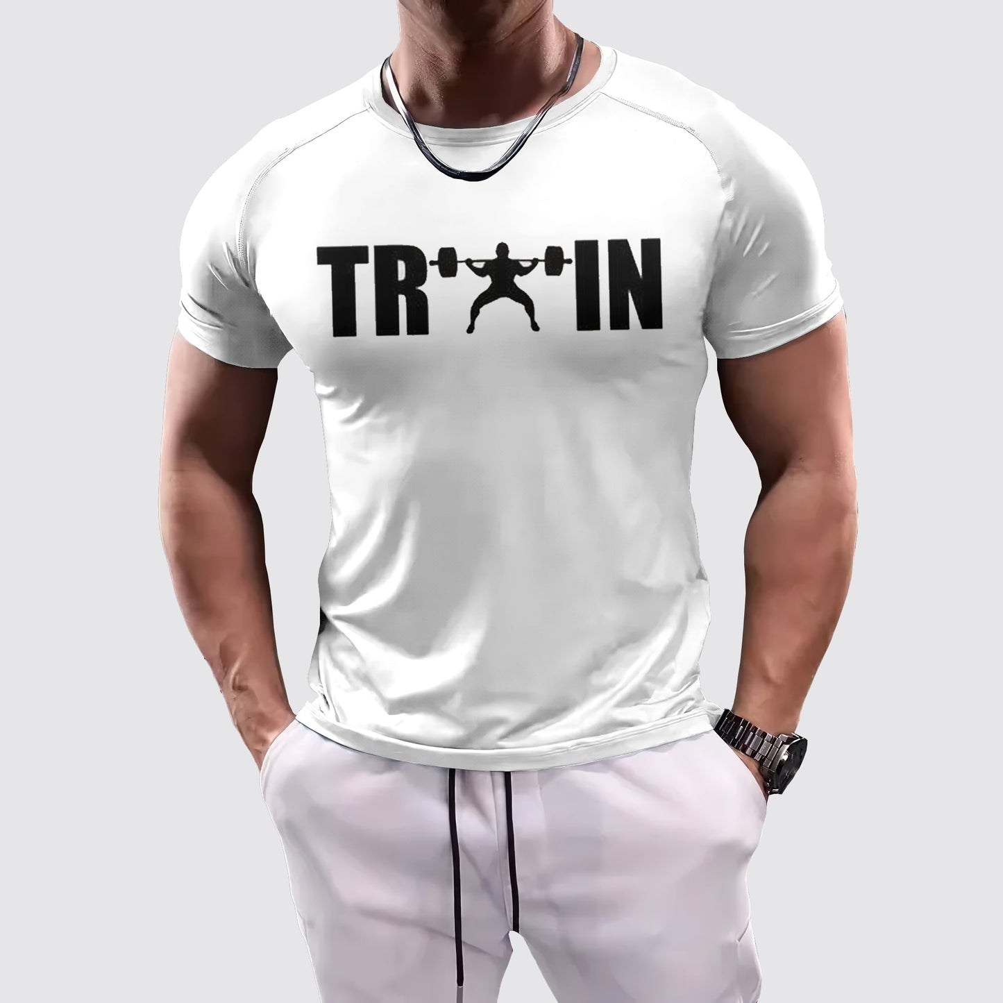 Elevate Your Performance: Tight-Fitting Tee- AA01236