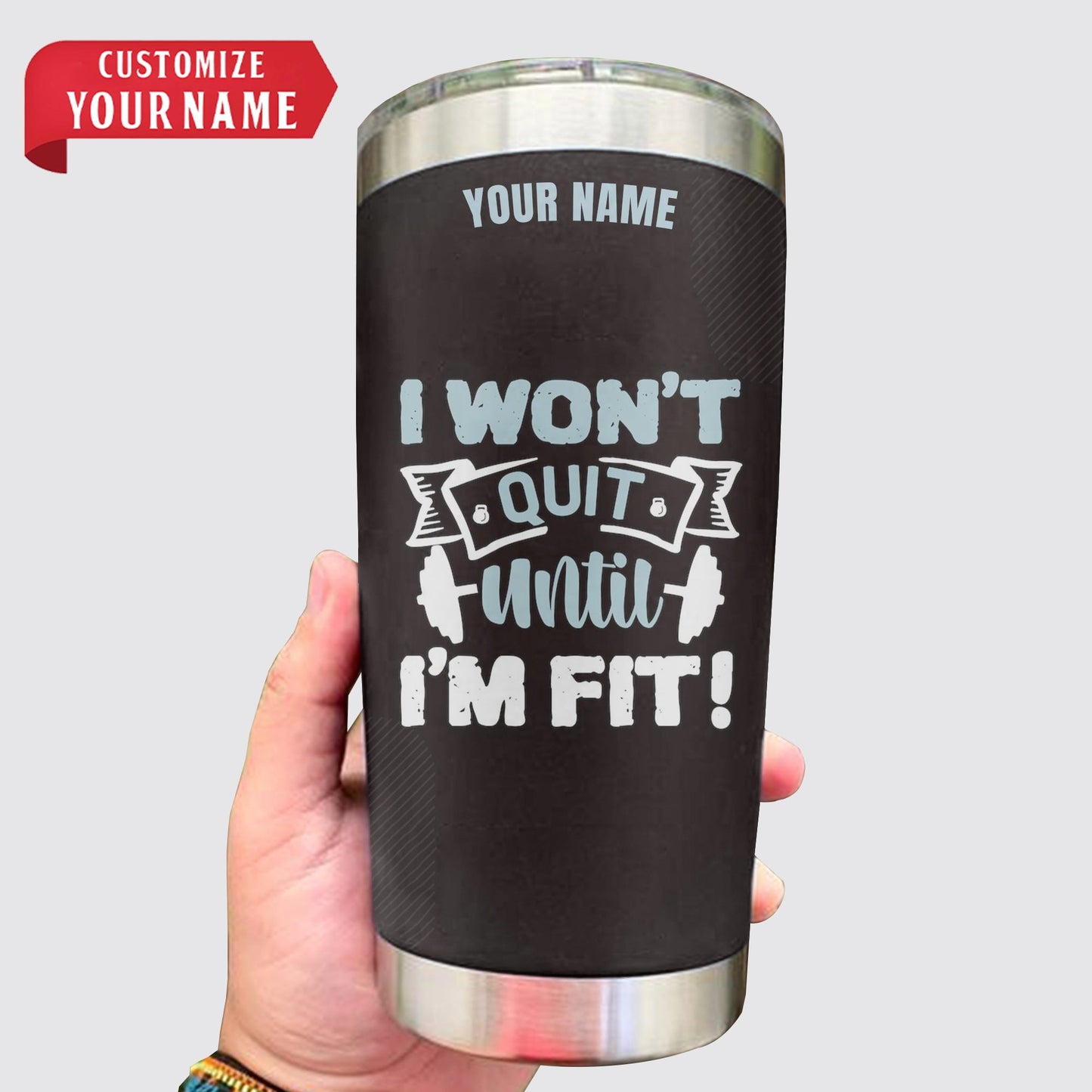 Personalized GymPro Tumblers: Hydration On-the-Go!- AA01340