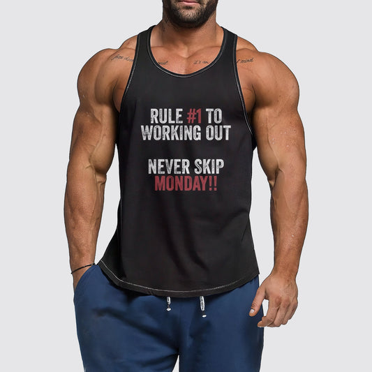 Ultimate Gym Tank Top for Men: Stay Cool and Comfy During Intense Workouts- AA01349