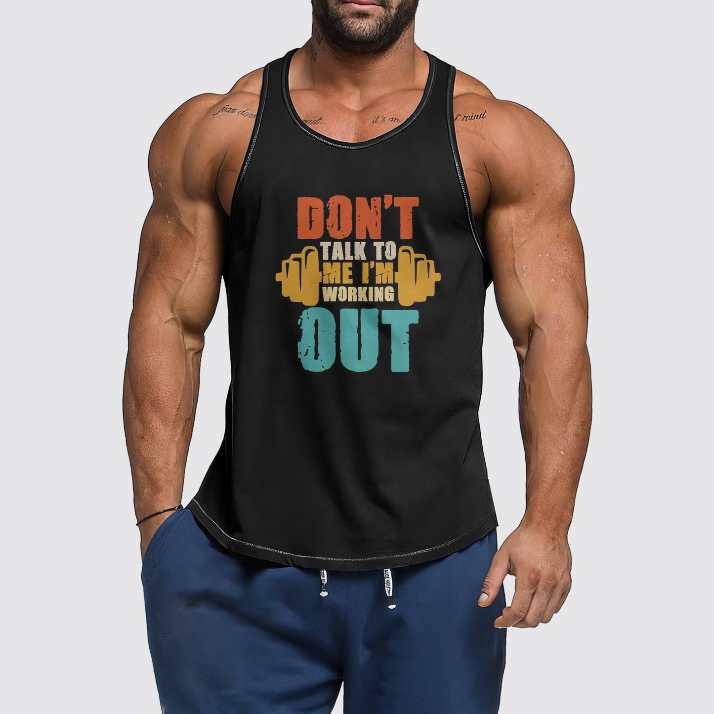 Ultimate Gym Tank Top for Men: Stay Cool and Comfy During Intense Workouts- AA01352