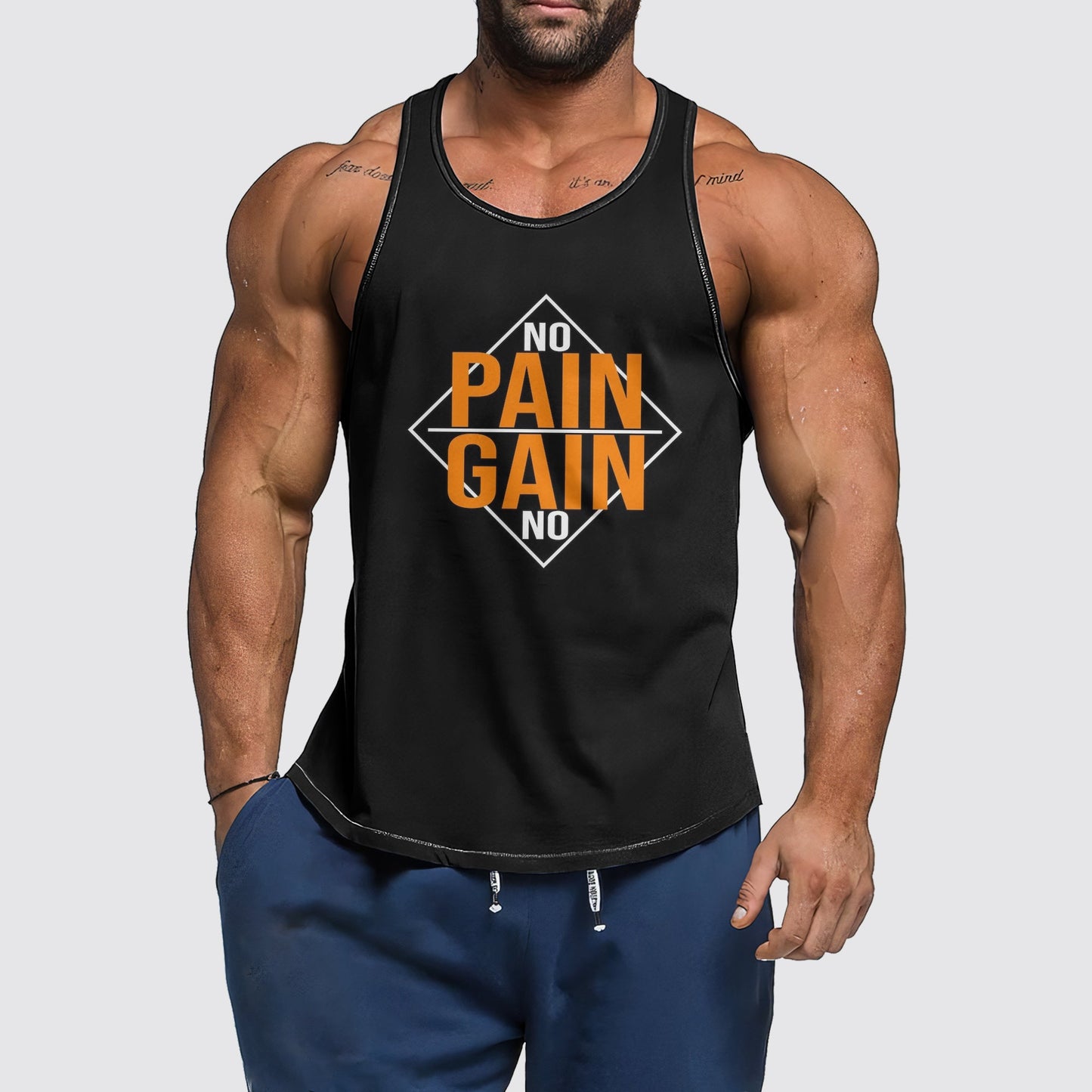 Ultimate Gym Tank Top for Men: Stay Cool and Comfy During Intense Workouts- AA01357