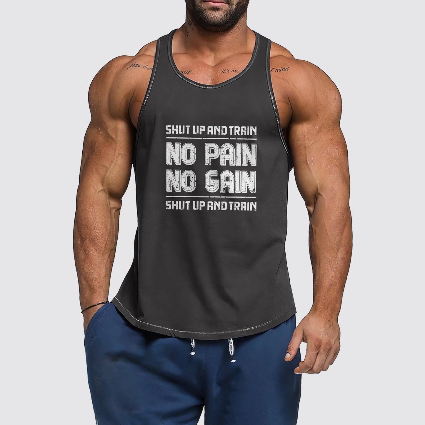 Ultimate Gym Tank Top for Men: Stay Cool and Comfy During Intense Workouts- AA01360