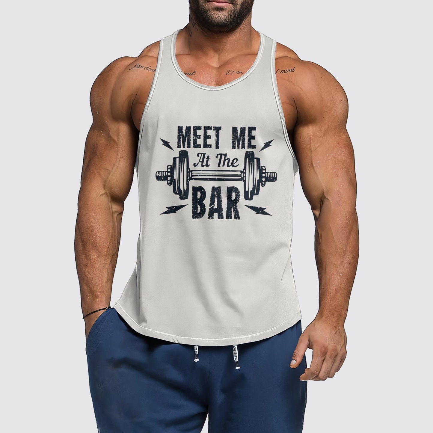 Ultimate Gym Tank Top for Men: Stay Cool and Comfy During Intense Workouts- AA01361