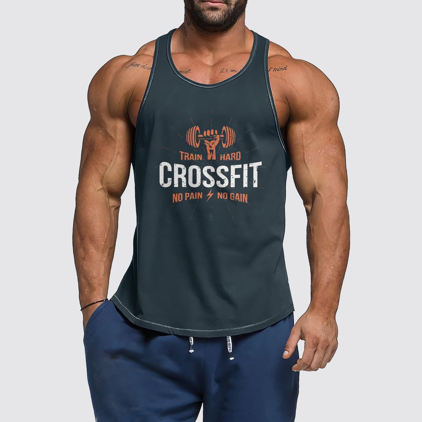 Ultimate Gym Tank Top for Men: Stay Cool and Comfy During Intense Workouts- AA01362