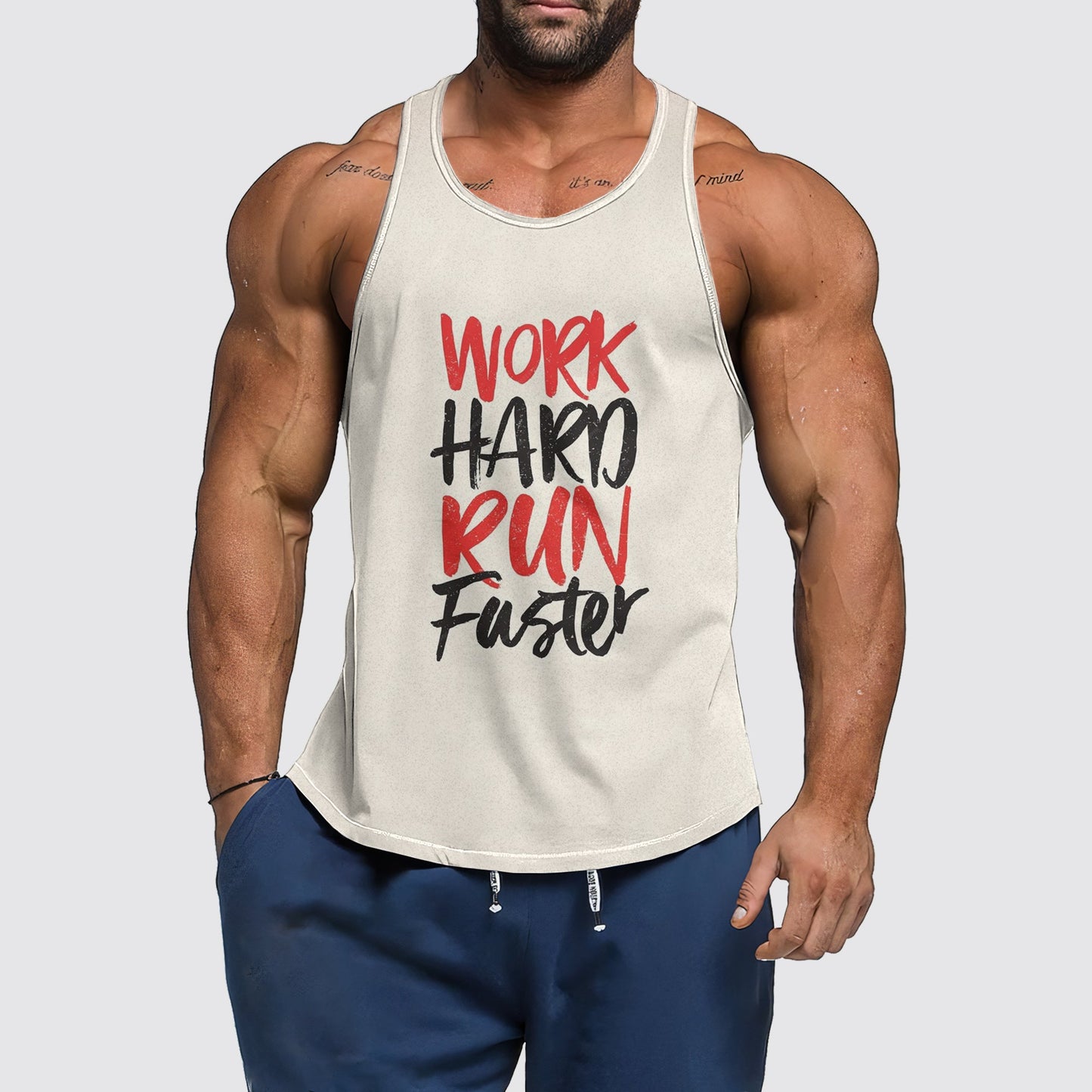 Ultimate Gym Tank Top for Men: Stay Cool and Comfy During Intense Workouts- AA01382