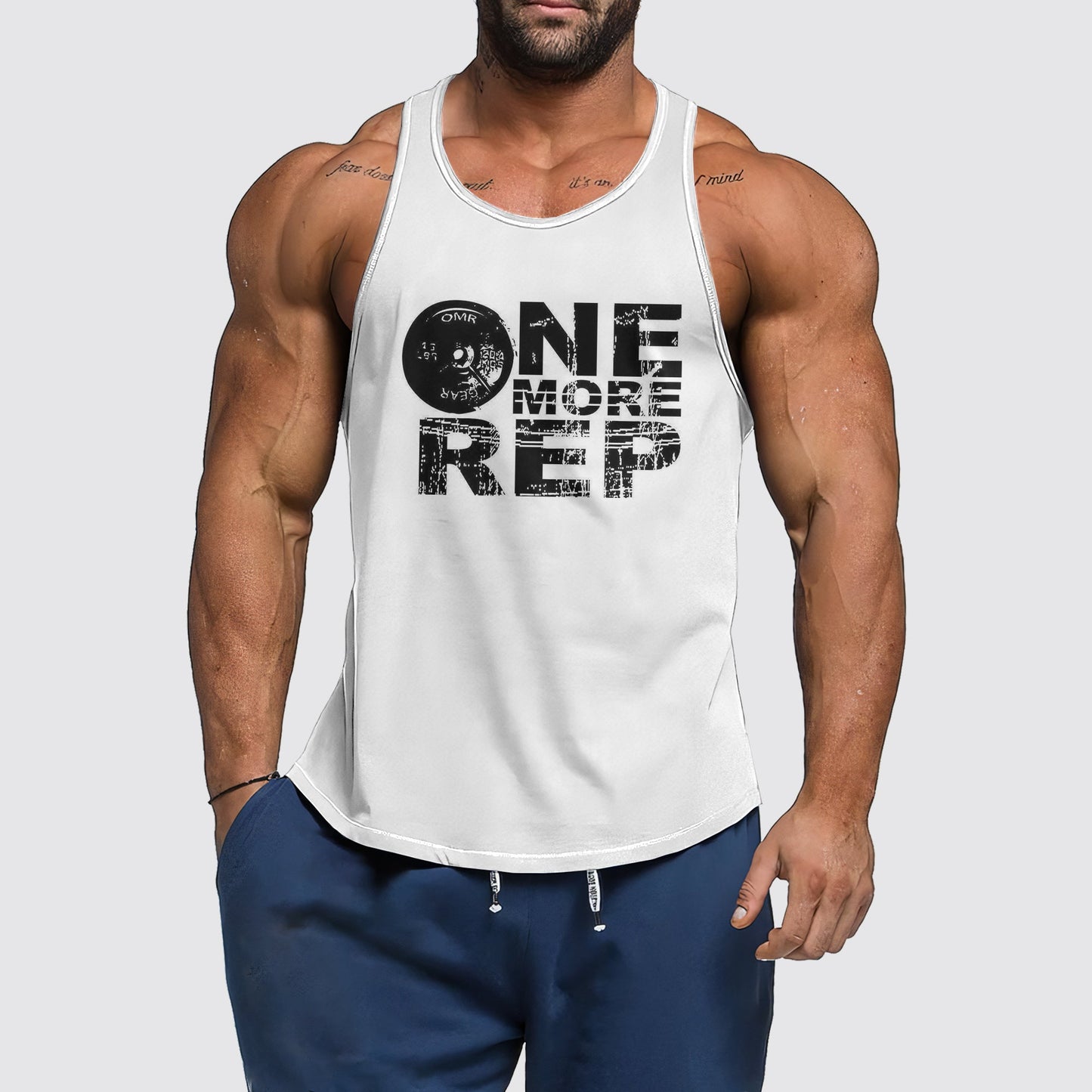 Ultimate Gym Tank Top for Men: Stay Cool and Comfy During Intense Workouts- AA01412