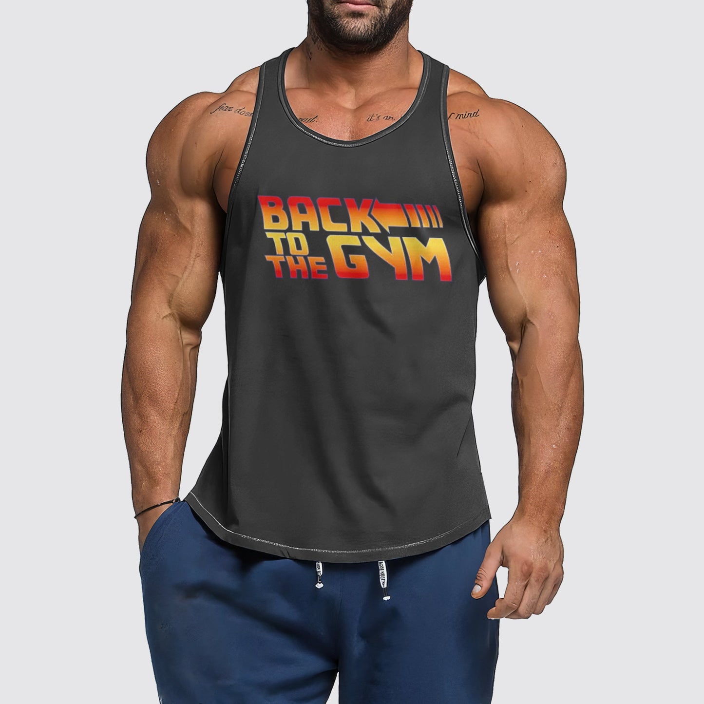 Ultimate Gym Tank Top for Men: Stay Cool and Comfy During Intense Workouts- AA01418