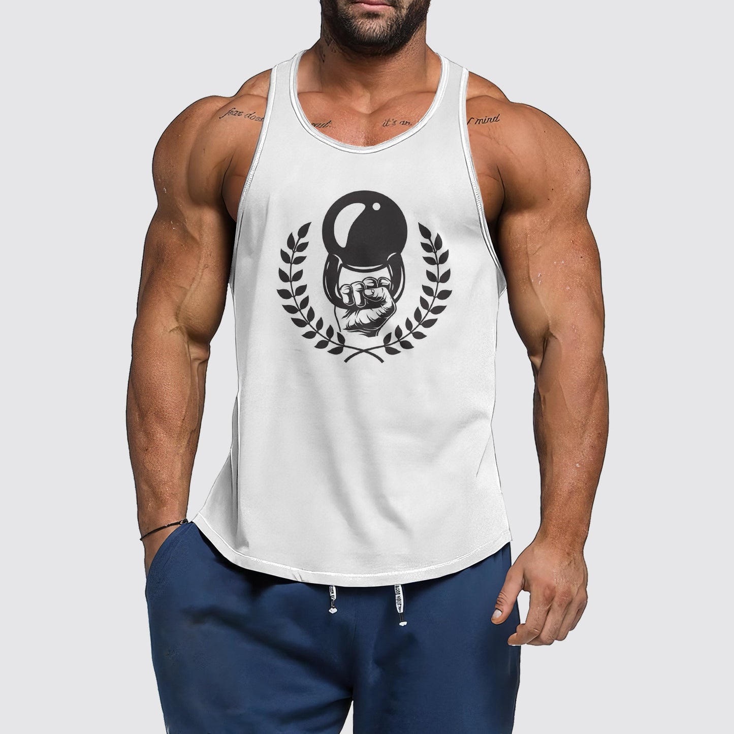 Ultimate Gym Tank Top for Men: Stay Cool and Comfy During Intense Workouts- AA01421