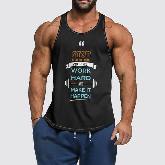 Ultimate Gym Tank Top for Men: Stay Cool and Comfy During Intense Workouts- AA01429