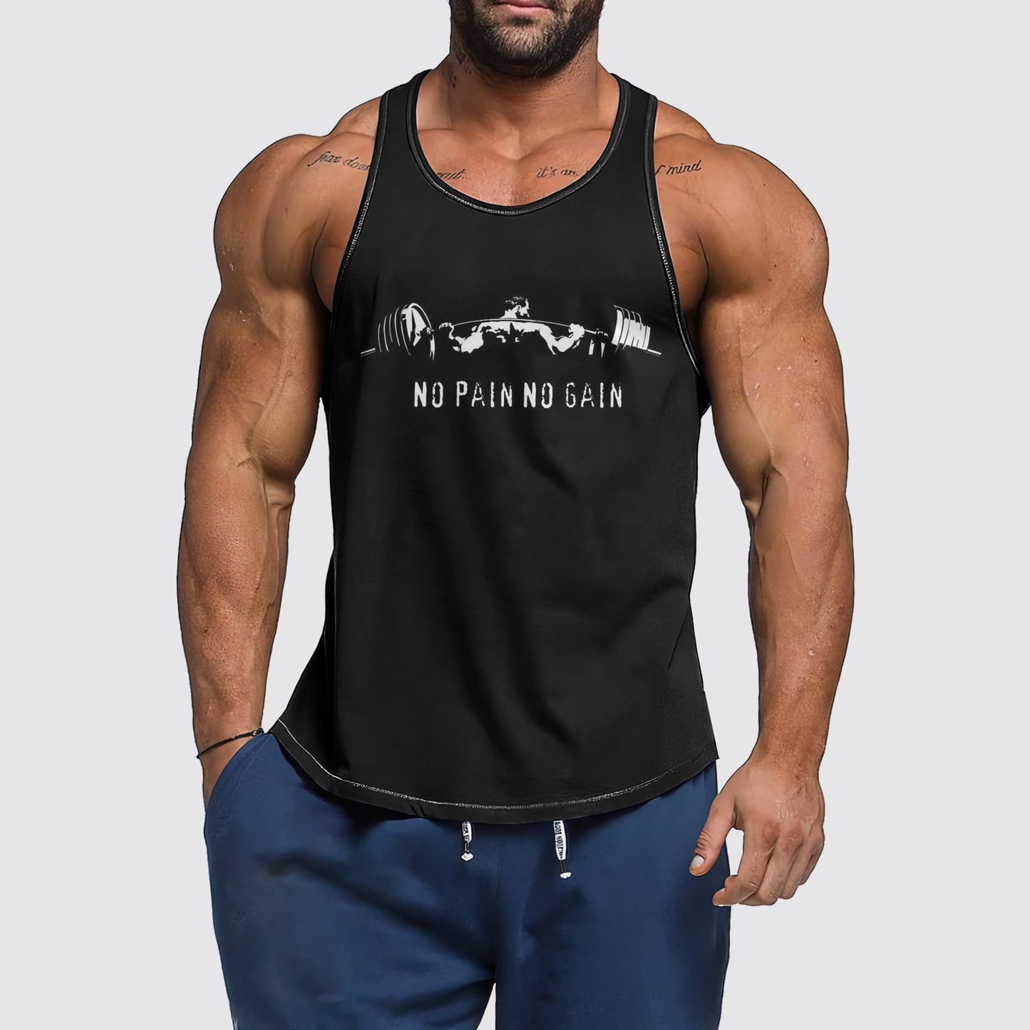 Ultimate Gym Tank Top for Men: Stay Cool and Comfy During Intense Workouts- AA01443