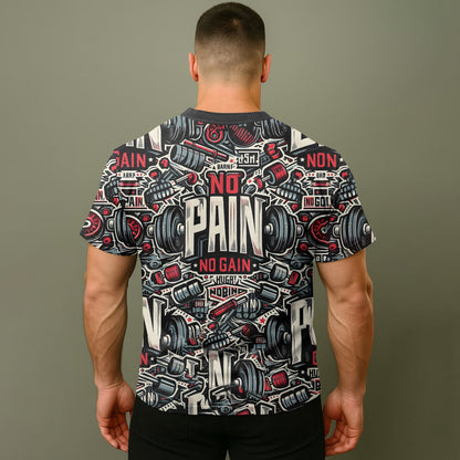Ultimate Gym T-shirt for Men: Stay Cool and Comfy During Intense Workouts- AA01535