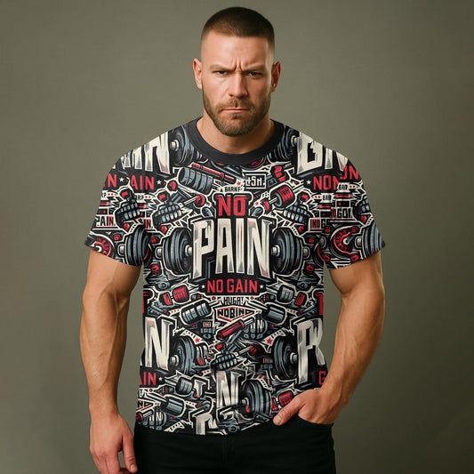 Ultimate Gym T-shirt for Men: Stay Cool and Comfy During Intense Workouts- AA01535