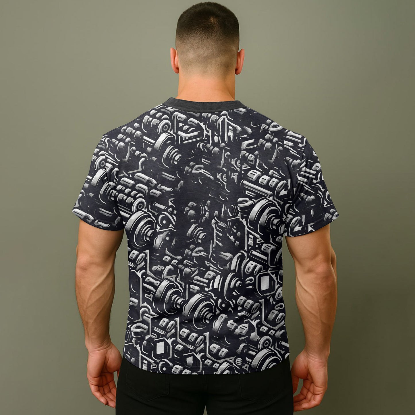 Ultimate Gym T-shirt for Men: Stay Cool and Comfy During Intense Workouts- AA01537