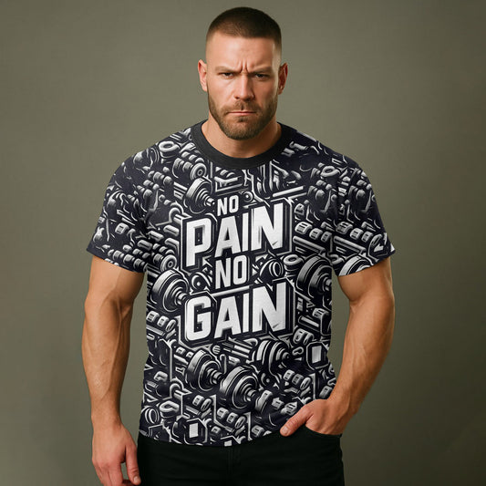 Ultimate Gym T-shirt for Men: Stay Cool and Comfy During Intense Workouts- AA01537