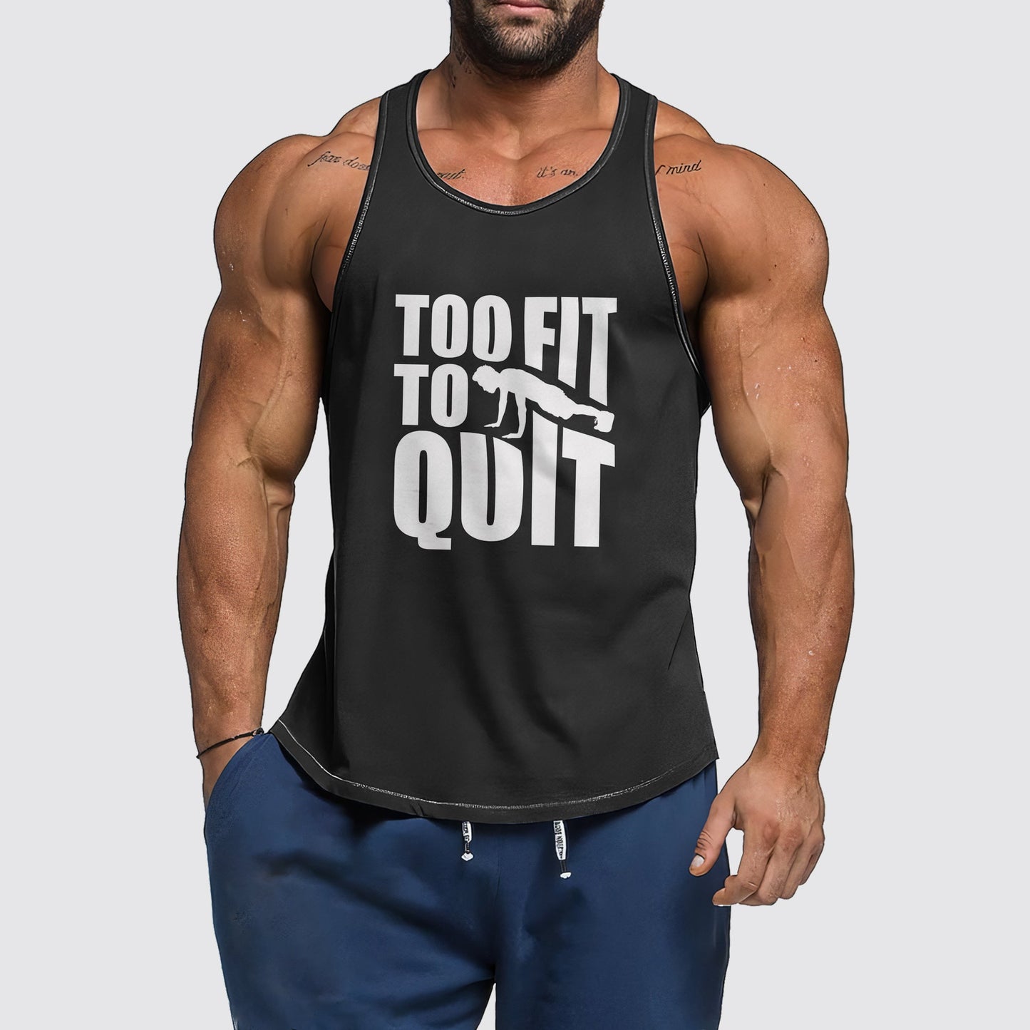 Ultimate Gym Tank Top for Men: Stay Cool and Comfy During Intense Workouts- AA01701