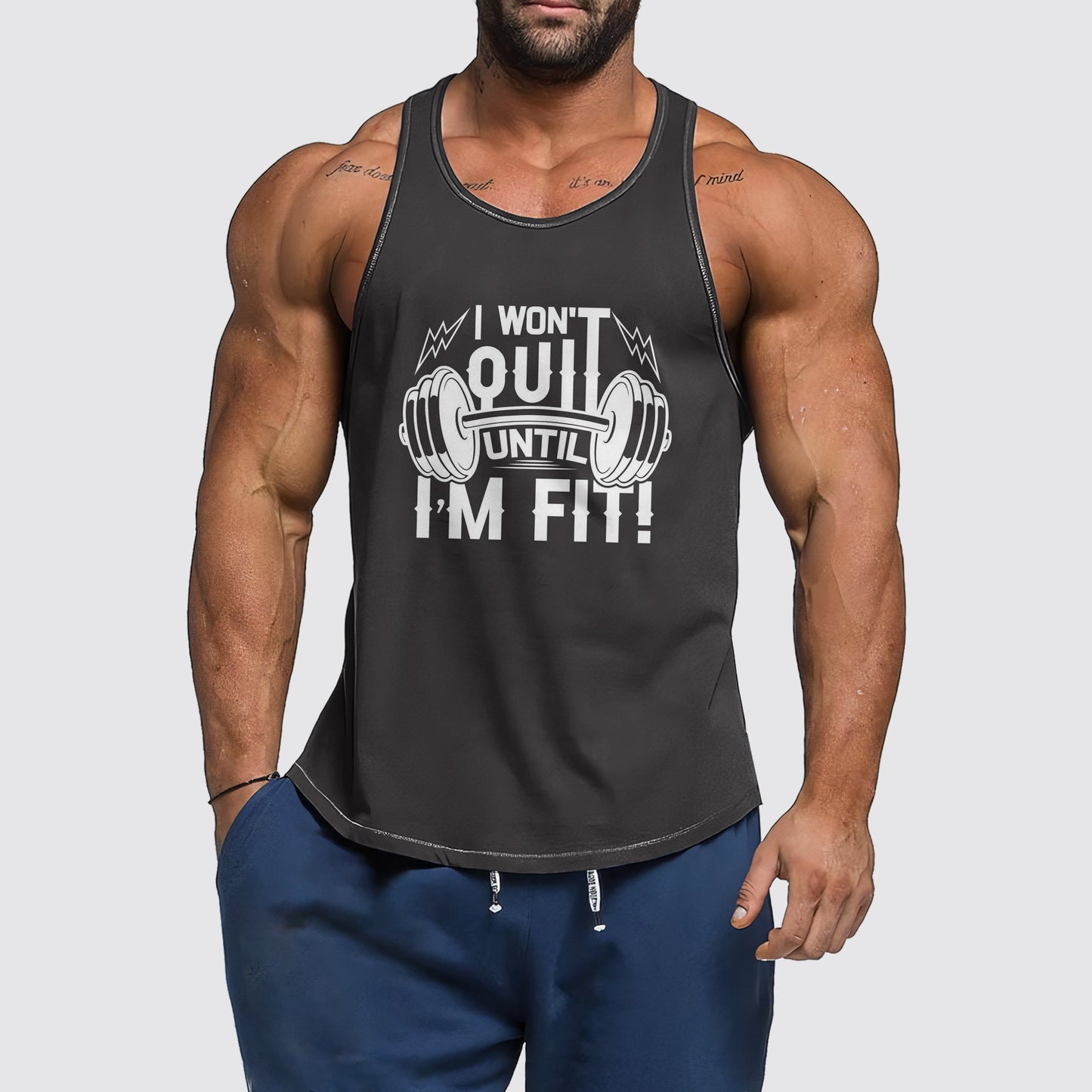 Ultimate Gym Tank Top for Men: Stay Cool and Comfy During Intense Workouts- AA01702