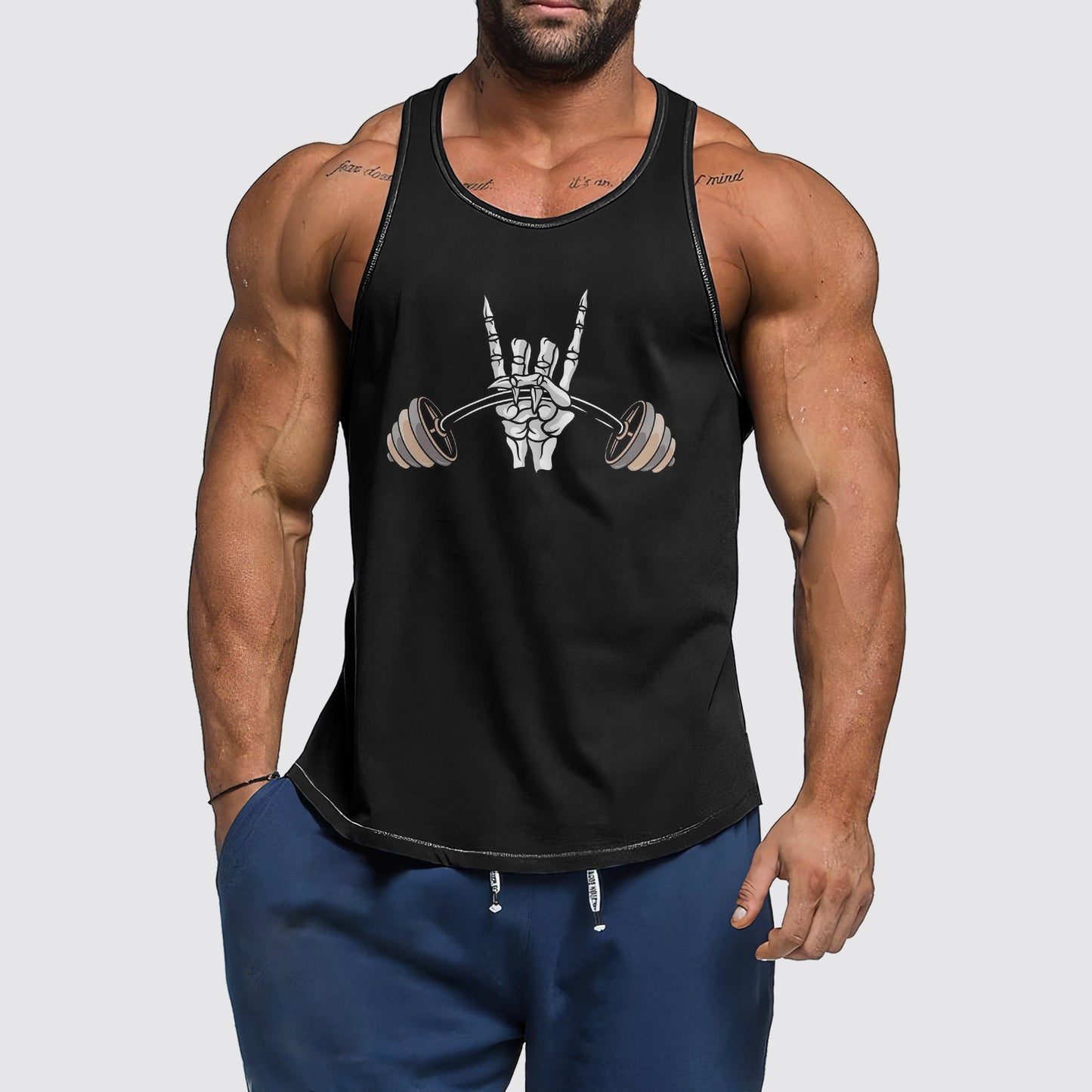 Ultimate Gym Tank Top for Men: Stay Cool and Comfy During Intense Workouts- AA01703