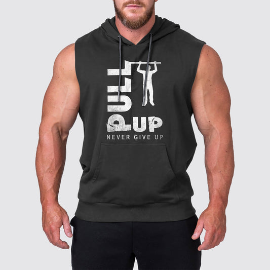 Ultimate Gym Sleeveless Hoodie for Men: Stay Cool and Comfy During Intense Workouts- AA01725