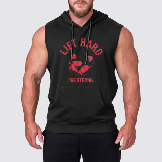 Ultimate Gym Sleeveless Hoodie for Men: Stay Cool and Comfy During Intense Workouts- AA01729