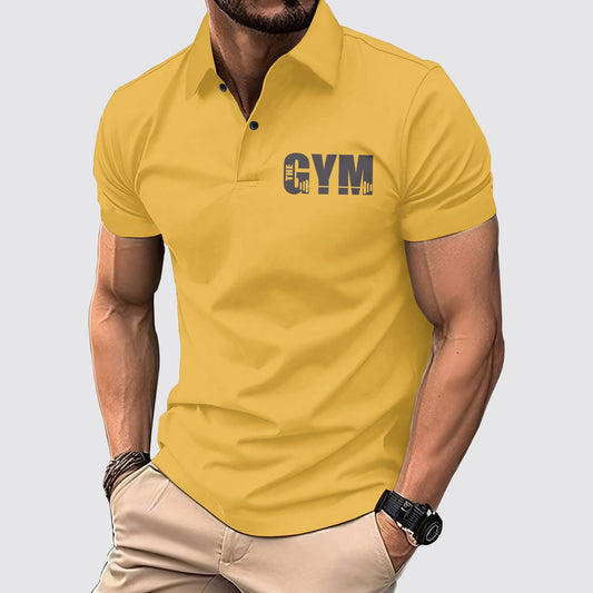 FlexFit Gym Polo Shirt: Performance & Style in Motion- AA01795