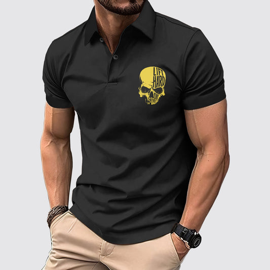 FlexFit Gym Polo Shirt: Performance & Style in Motion- AA01799