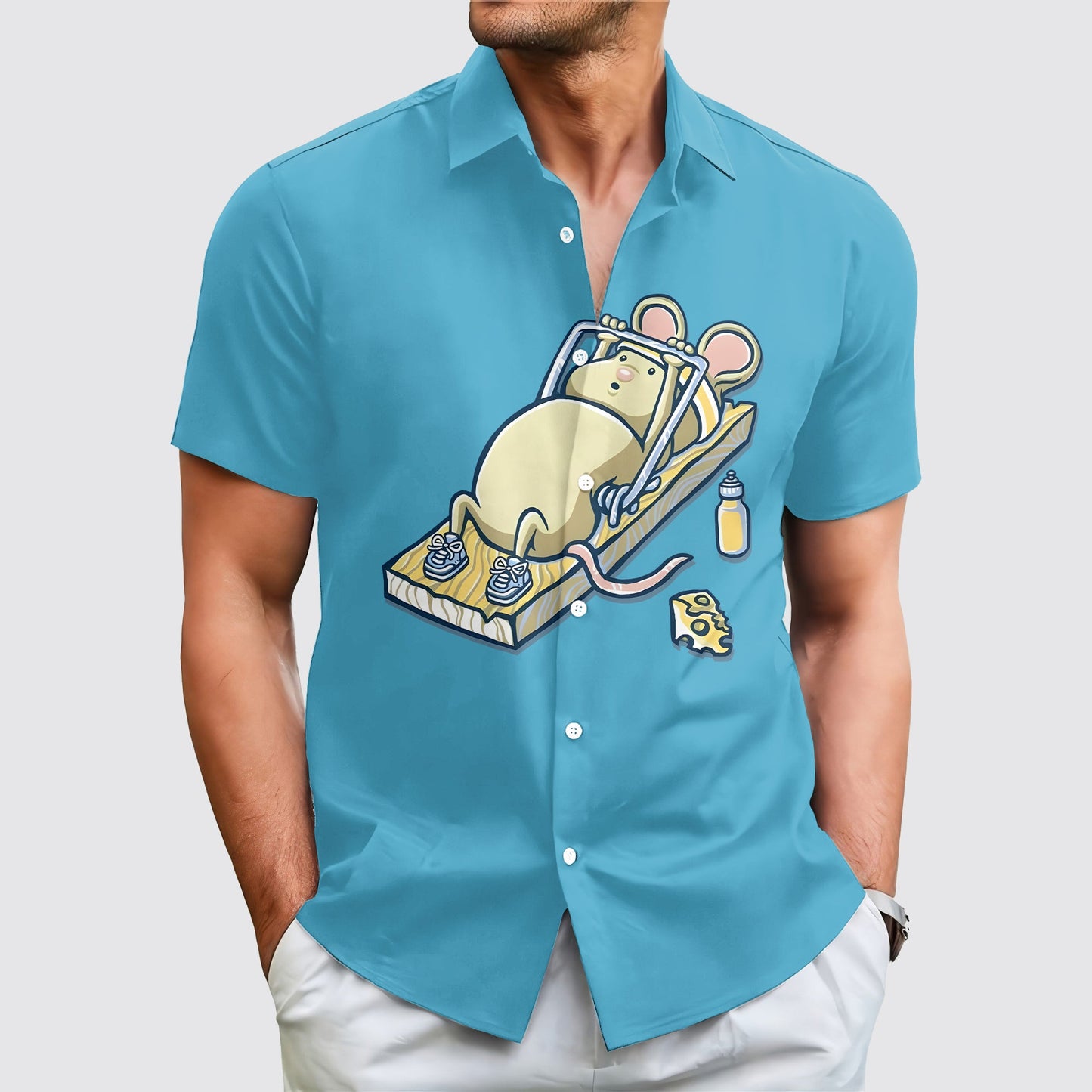 GymPro Short Sleeve Button Shirt- AA01835