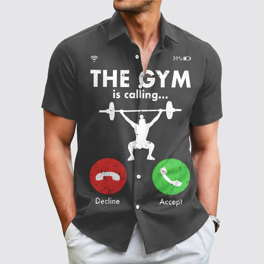 GymPro Short Sleeve Button Shirt- AA01838