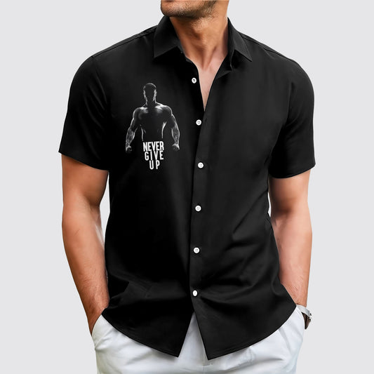 GymPro Short Sleeve Button Shirt- AA01843