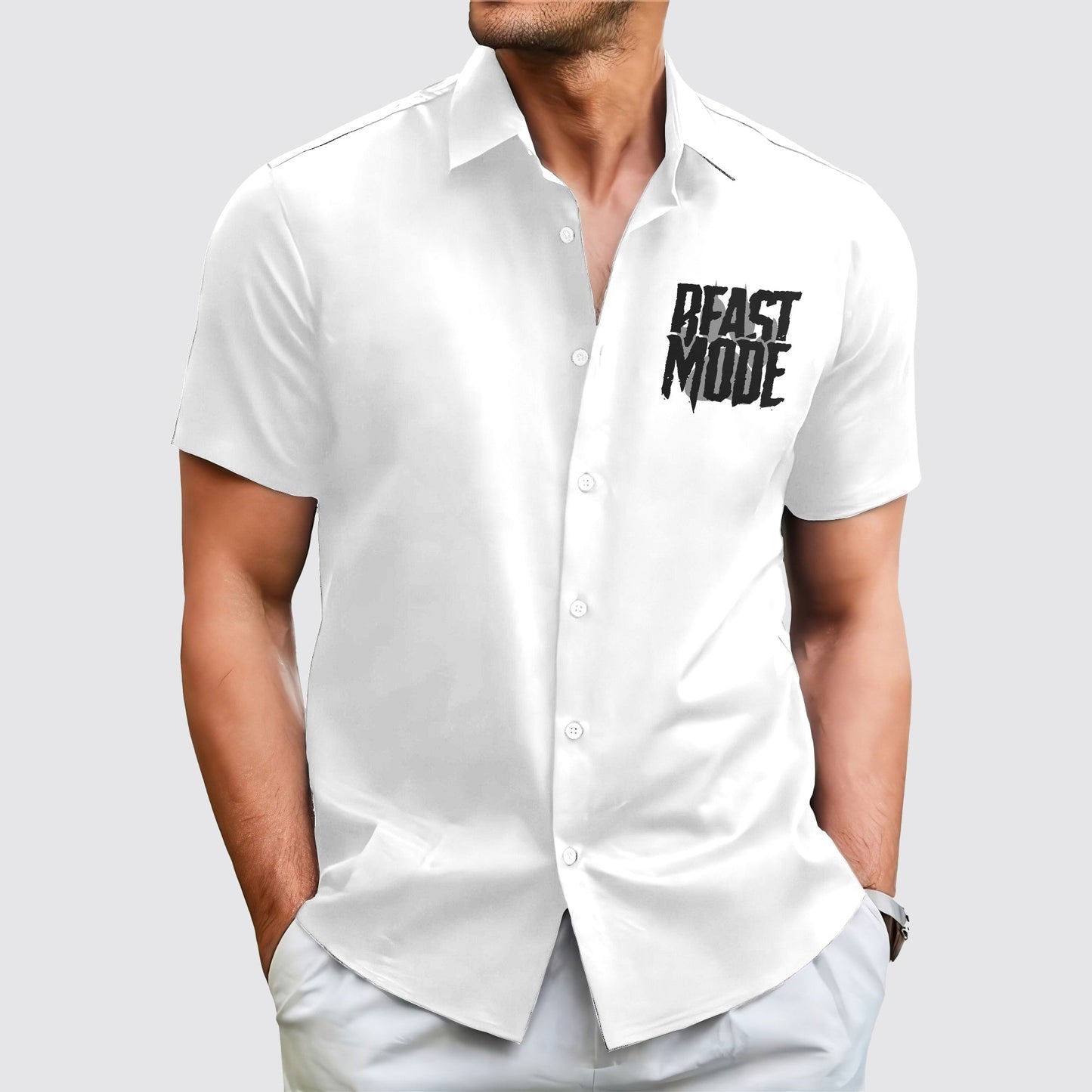 GymPro Short Sleeve Button Shirt- AA01845