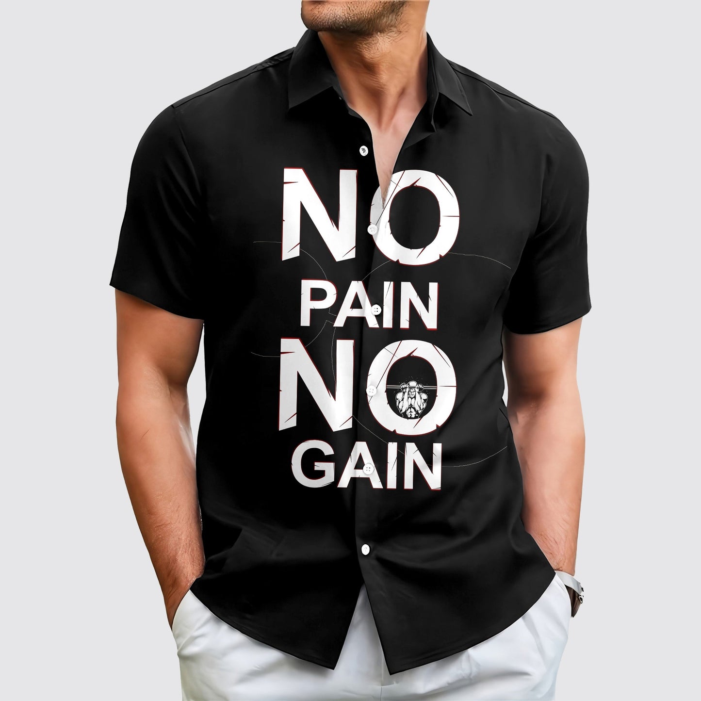 GymPro Short Sleeve Button Shirt- AA01867