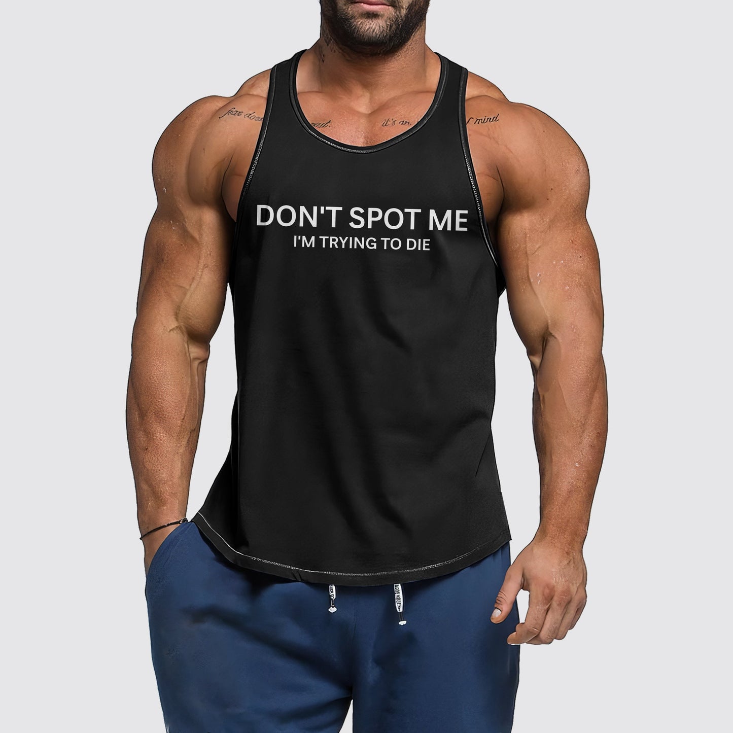 Ultimate Gym Tank Top for Men: Stay Cool and Comfy During Intense Workouts- AA01891