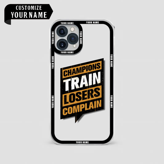 Personalized Transparent Phone Case For Gym Enthusiasts- AA02156