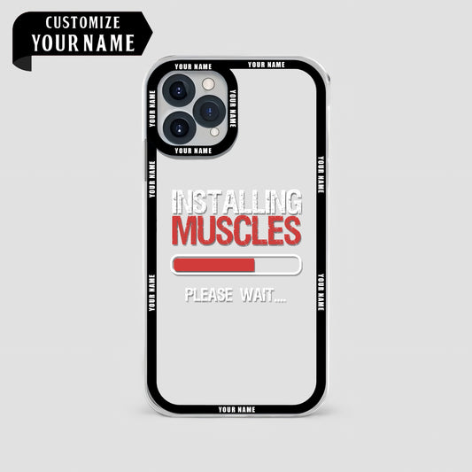 Personalized Transparent Phone Case For Gym Enthusiasts- AA02167