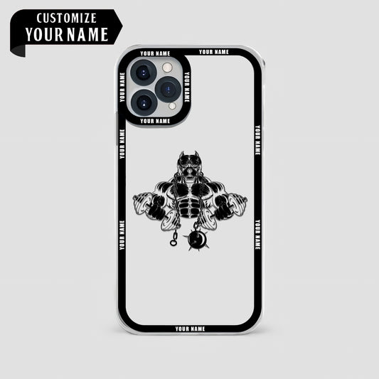 Personalized Transparent Phone Case For Gym Enthusiasts- AA02182