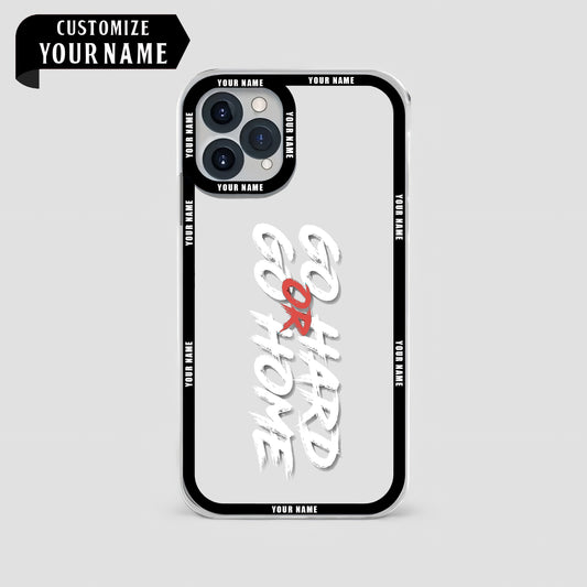 Personalized Transparent Phone Case For Gym Enthusiasts- AA02185