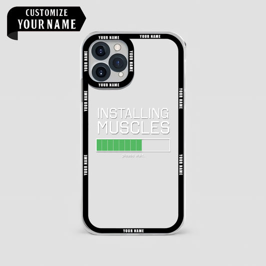 Personalized Transparent Phone Case For Gym Enthusiasts- AA02197