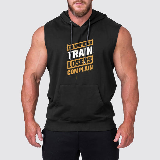 Ultimate Gym Sleeveless Hoodie for Men: Stay Cool and Comfy During Intense Workouts- AA02293