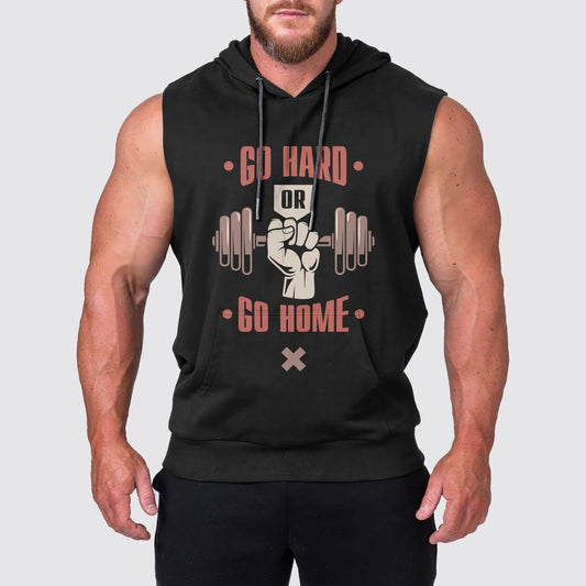 Ultimate Gym Sleeveless Hoodie for Men: Stay Cool and Comfy During Intense Workouts- AA02298